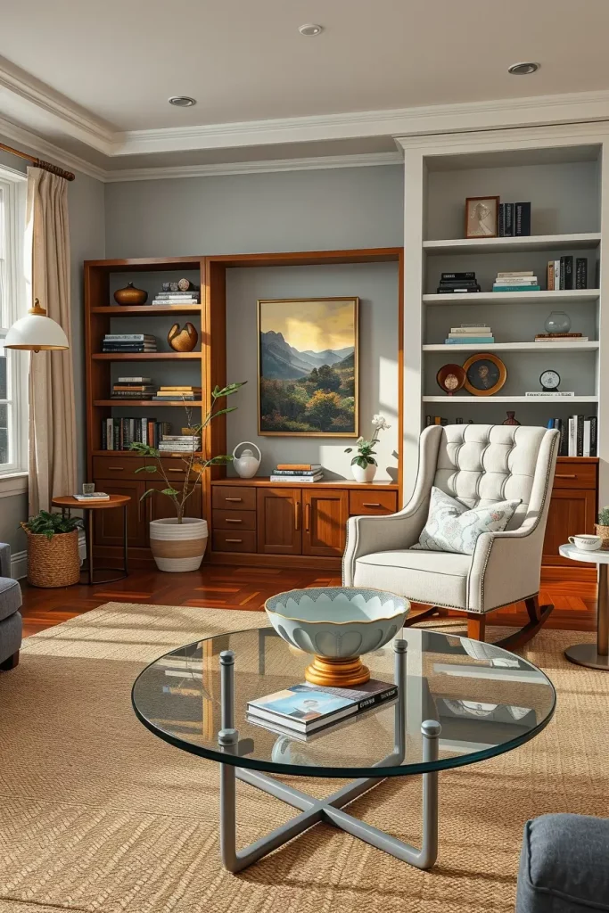60 Modern Living Room Ideas with Vintage Accents for a Stylish Timeless Space