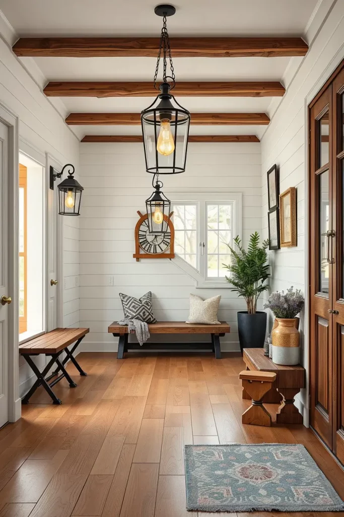 61 Modern Rustic Hallway Ideas to Elevate Your Entryway with Warmth and Style