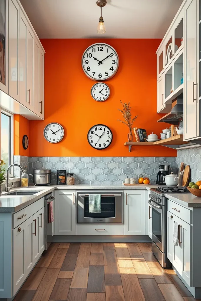 65 Bright Retro Elements in a Modern Kitchen: Add Vintage Charm to a Sleek Space
