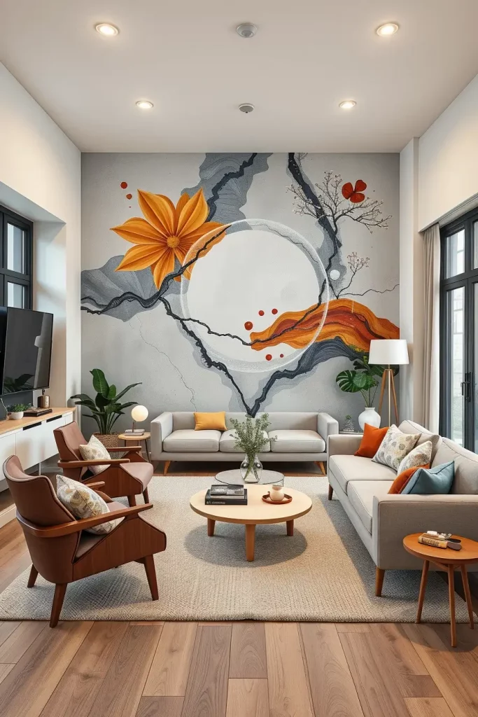 61 DIY Themed Murals on an Accent Wall: Creative Ideas to Personalize Your Space