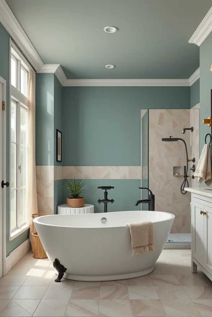 61 Sage and Blue Bathroom Ideas for a Calm and Stylish Space
