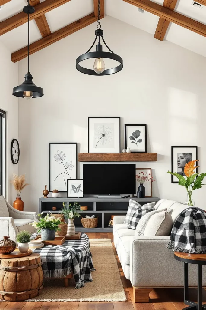 65 Stunning Farmhouse Living Room Ideas to Inspire Cozy and Stylish Spaces