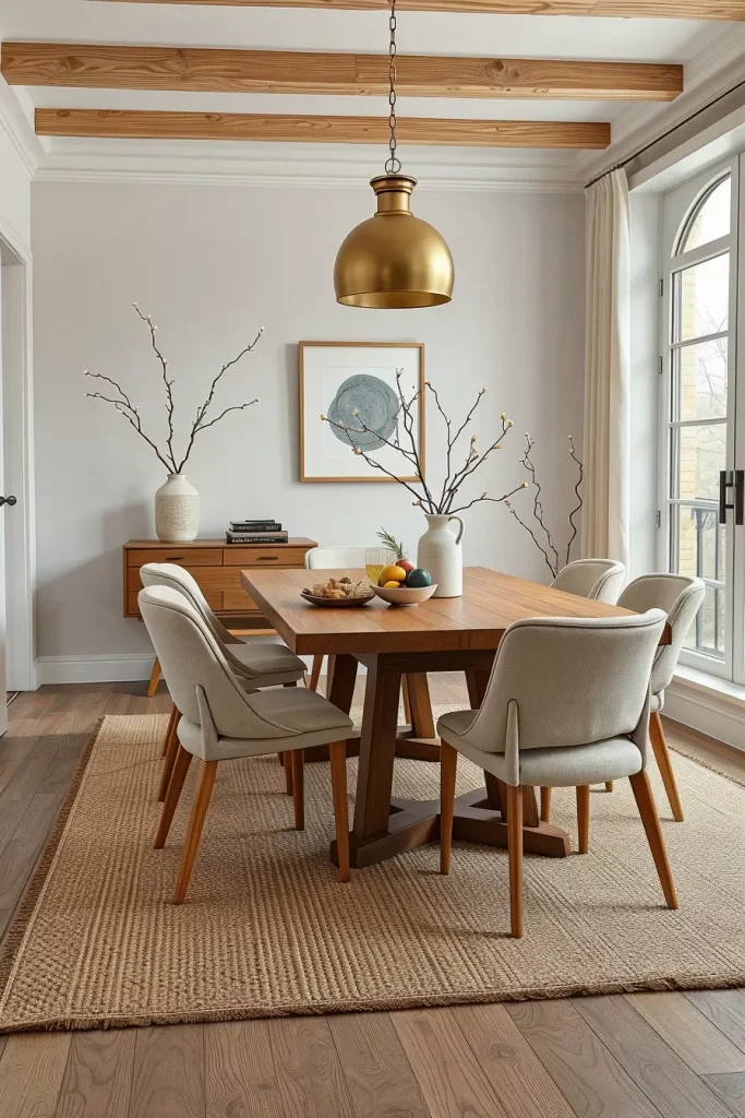 64 Organic Modern Dining Room Ideas for a Natural Yet Stylish Look