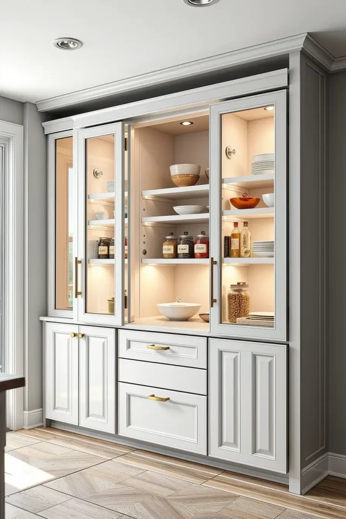 62 Pantry Ideas with Cabinets to Maximize Style and Storage