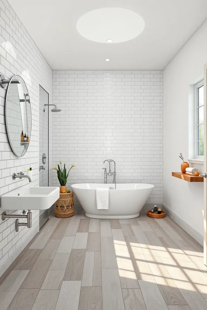 60 Wood Tile Bathroom Ideas for a Modern and Natural Look