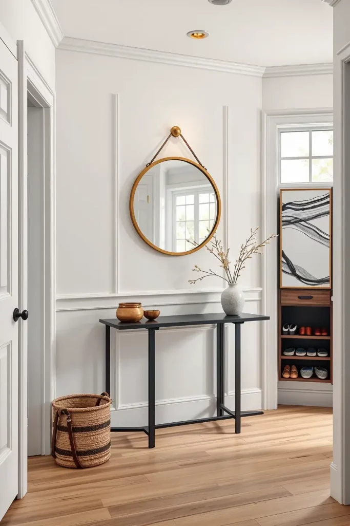 Hand-Painted Accents In The Entryway: 63 Creative Ideas For Personalized First Impressions
