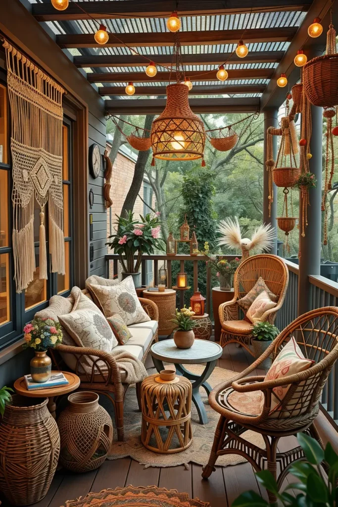 61 Bohemian Balcony Decor Ideas to Transform Your Outdoor Space into a Relaxing Oasis