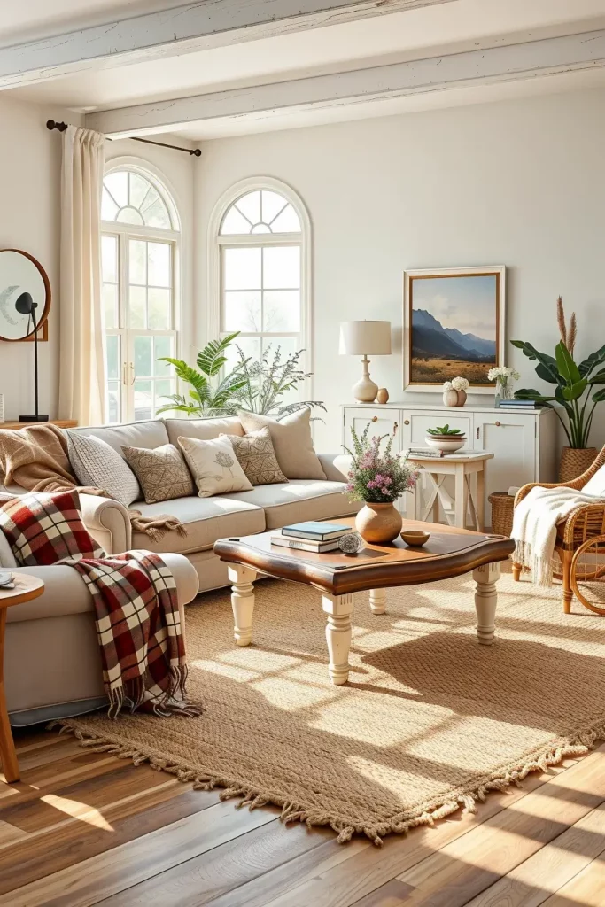 65 Stunning Farmhouse Living Room Ideas to Inspire Cozy and Stylish Spaces