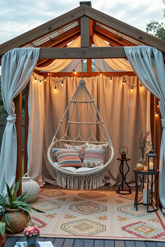 63 Cozy Gazebo Decor Ideas to Transform Your Outdoor Space into a Relaxing Retreat