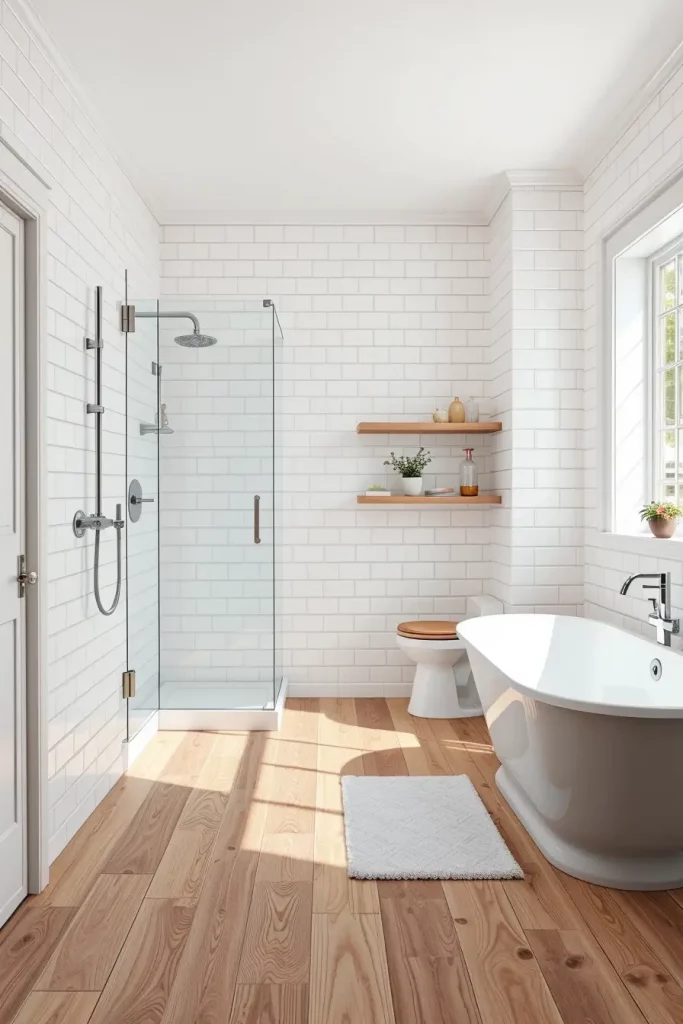 60 Wood Tile Bathroom Ideas for a Modern and Natural Look
