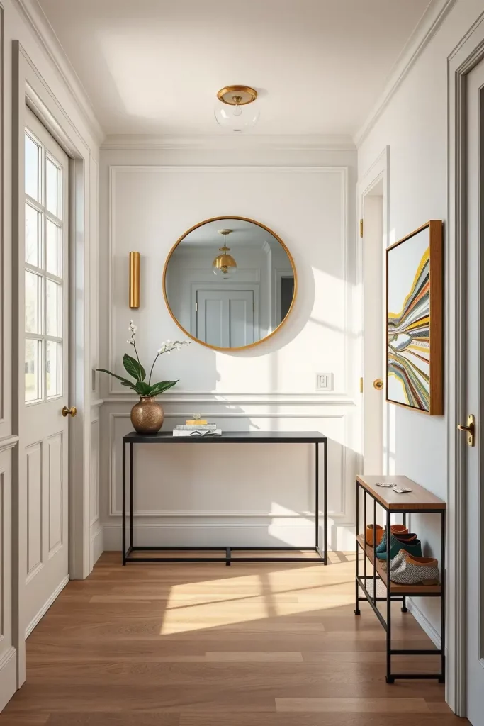 Hand-Painted Accents In The Entryway: 63 Creative Ideas For Personalized First Impressions