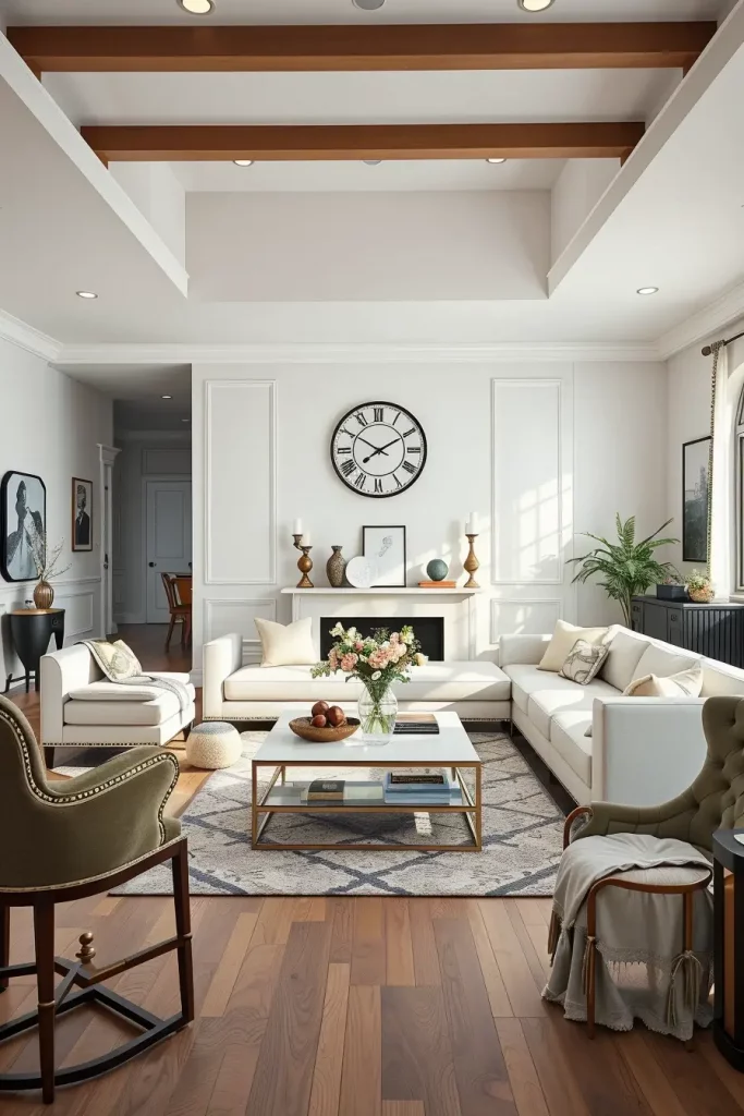 60 Modern Living Room Ideas with Vintage Accents for a Stylish Timeless Space