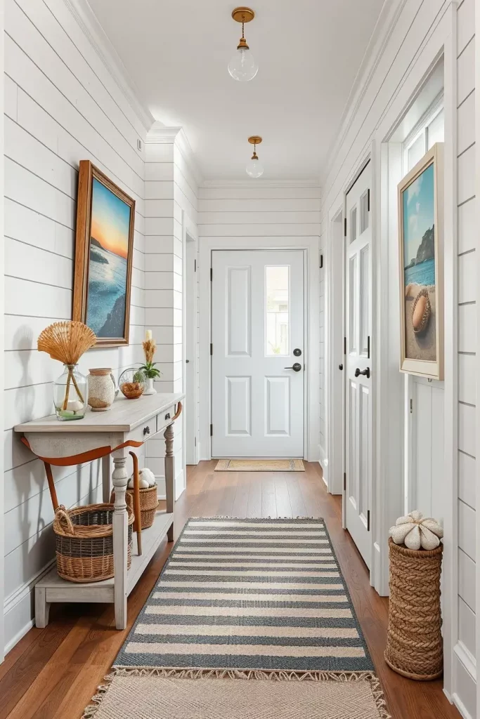 Summertime Hallway Decorations: 61 Bright And Breezy Ideas Refresh Your Entryway This Season