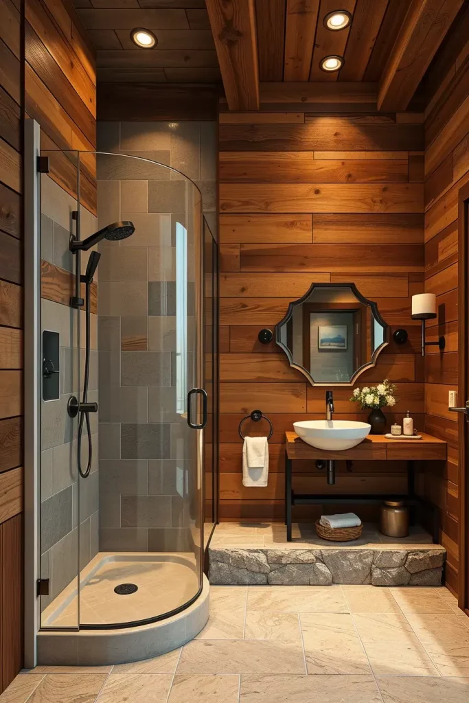 63 Modern Rustic Bathroom Ideas That Blend Comfort and Style