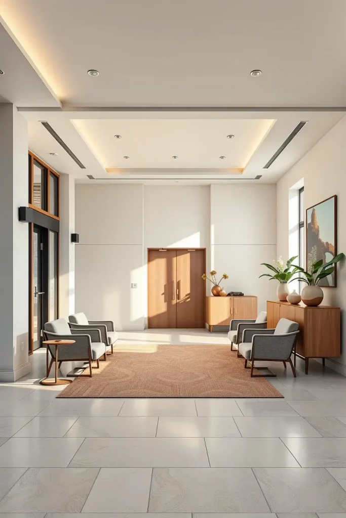 68 Minimalist Lobby Concepts to Elevate Modern Interior Design