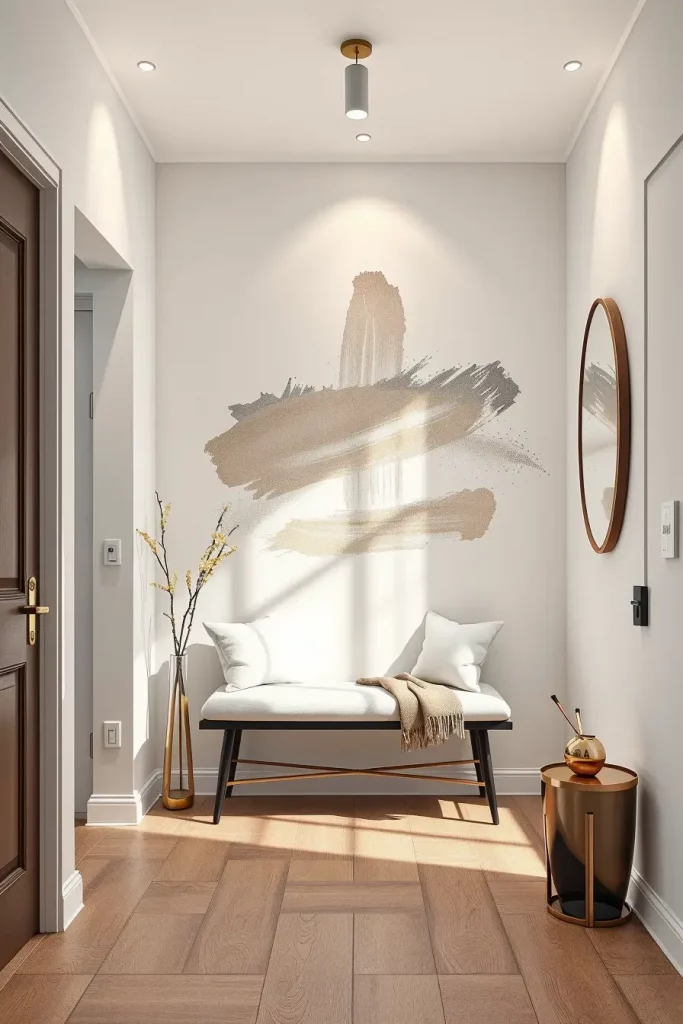 Hand-Painted Accents In The Entryway: 63 Creative Ideas For Personalized First Impressions