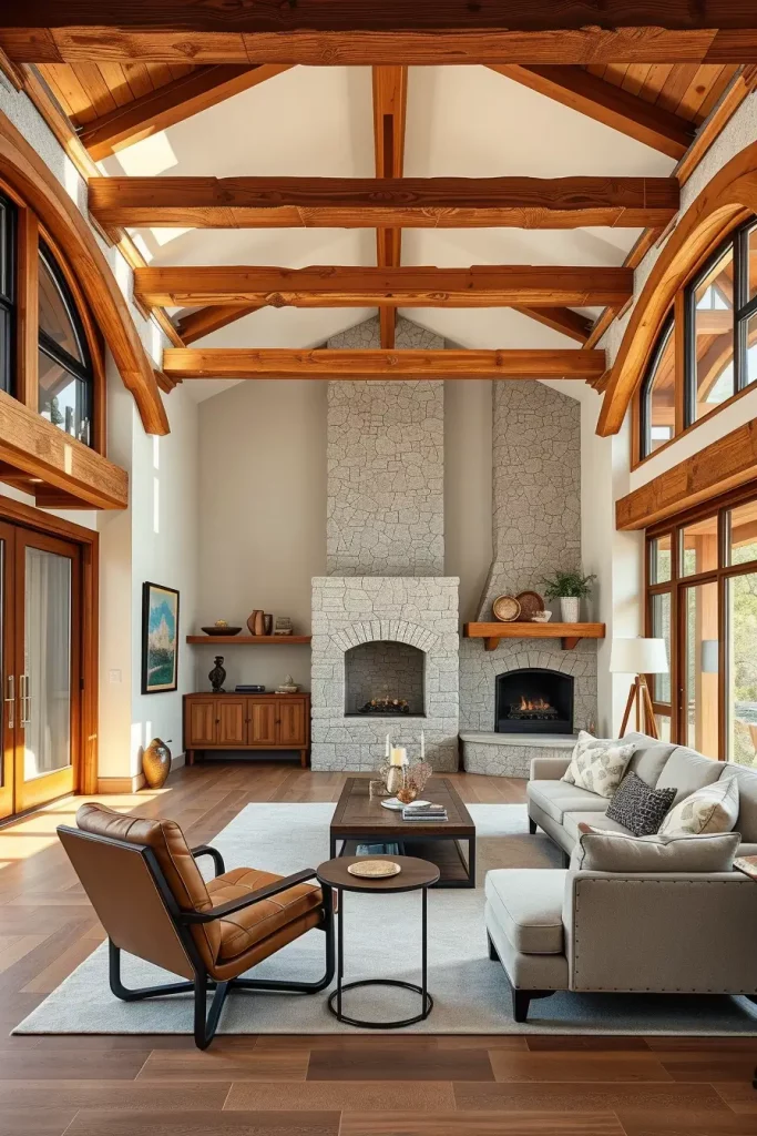 63 Modern Rustic Living Room Ideas for a Cozy Yet Contemporary Space