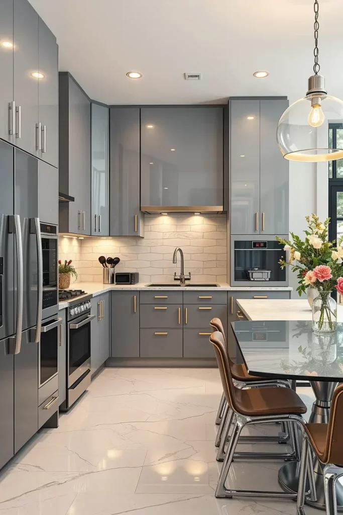 63 Gray Kitchen Cabinets Ideas to Inspire Your Next Kitchen Makeover