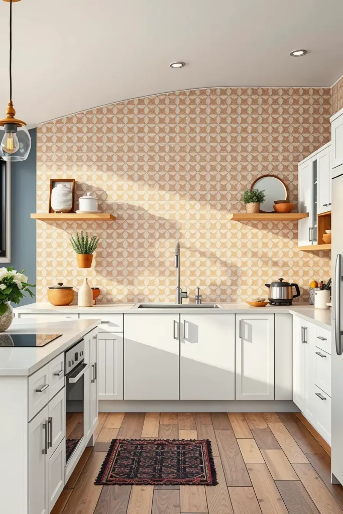 65 Bright Retro Elements in a Modern Kitchen: Add Vintage Charm to a Sleek Space