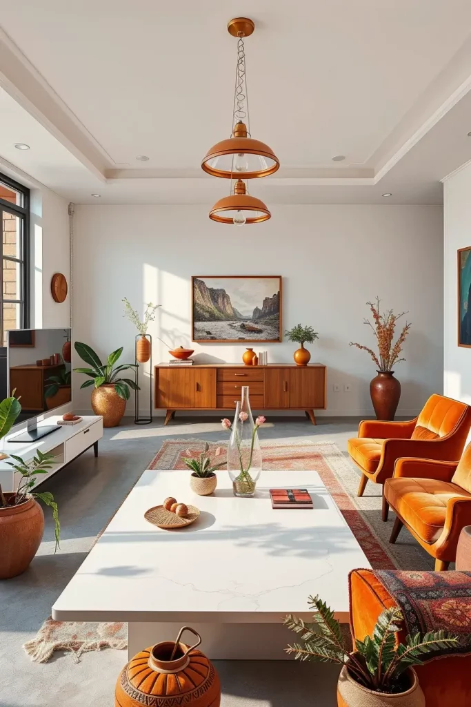 60 Modern Living Room Ideas with Vintage Accents for a Stylish Timeless Space