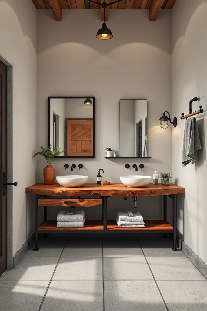63 Modern Rustic Bathroom Ideas That Blend Comfort and Style