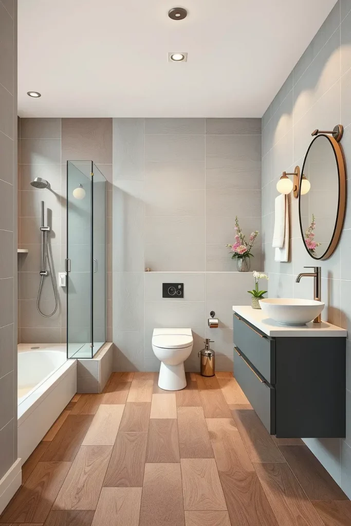 60 Wood Tile Bathroom Ideas for a Modern and Natural Look
