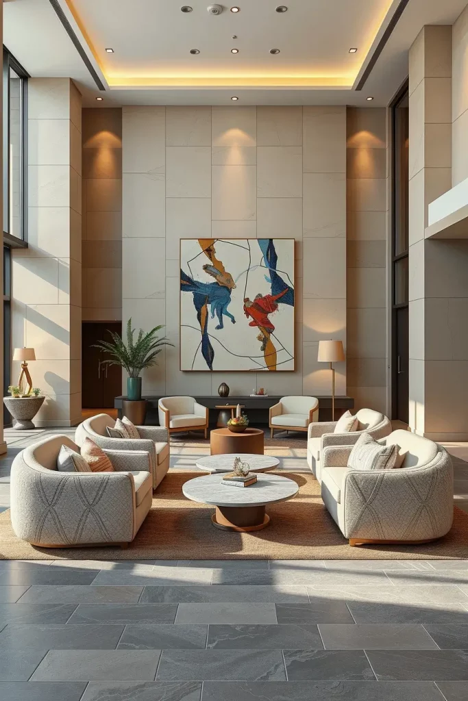 68 Minimalist Lobby Concepts to Elevate Modern Interior Design