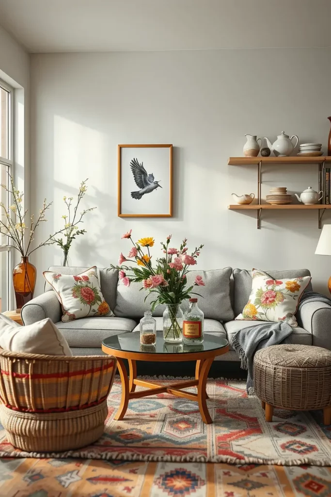 60 Modern Living Room Ideas with Vintage Accents for a Stylish Timeless Space