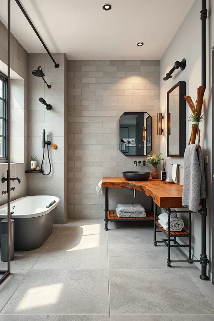 63 Modern Rustic Bathroom Ideas That Blend Comfort and Style