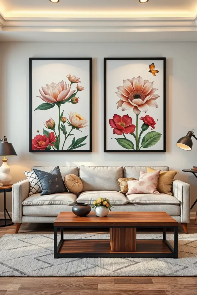 63 Above Sofa Wall Decor Ideas to Elevate Your Living Room Design