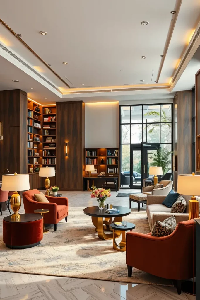 59 Sophisticated Lobby Designs That Define Modern Elegance