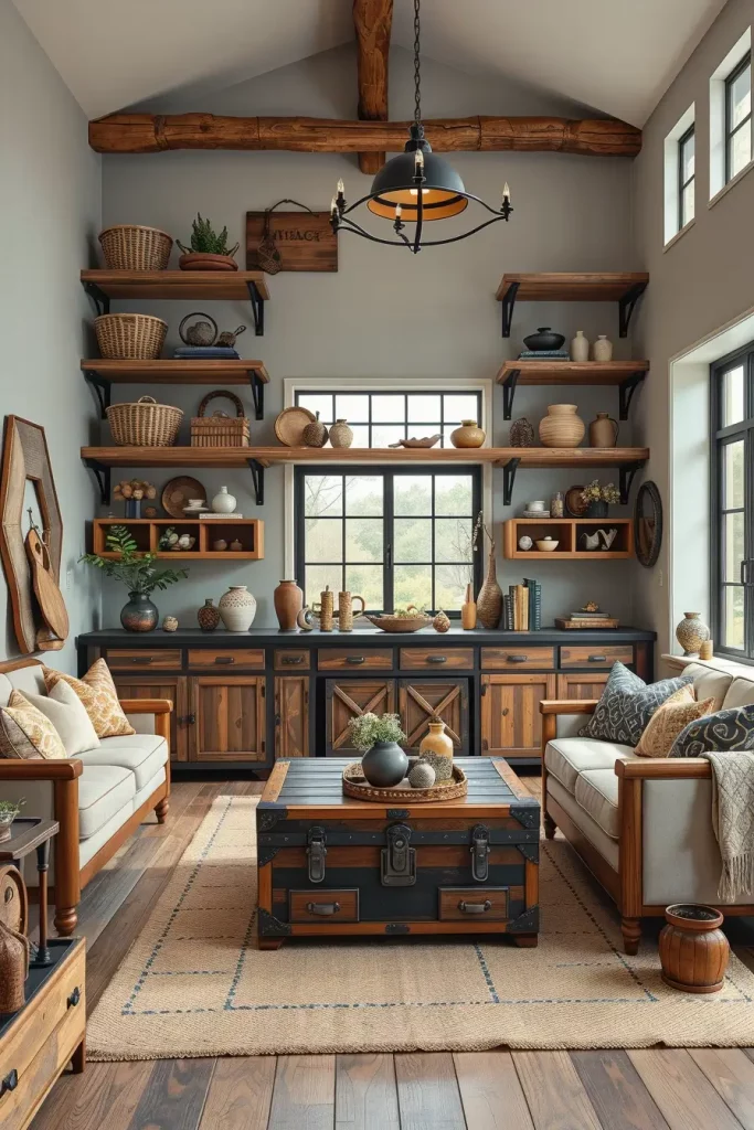 63 Modern Rustic Living Room Ideas for a Cozy Yet Contemporary Space