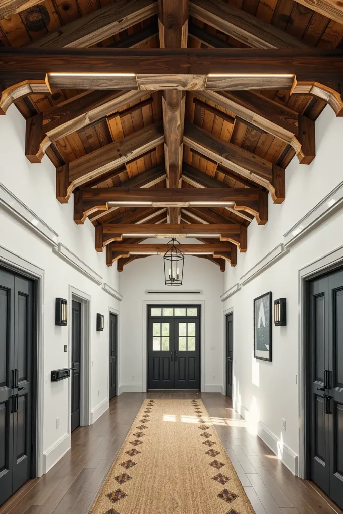 61 Modern Rustic Hallway Ideas to Elevate Your Entryway with Warmth and Style