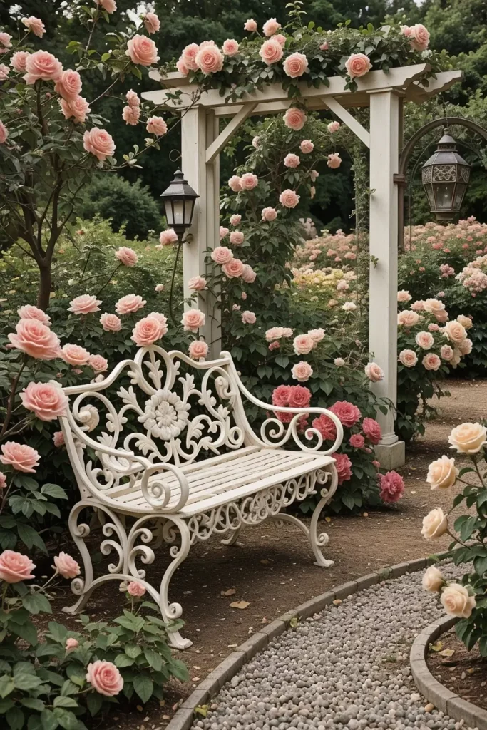 63 Elegant Garden Bench Ideas to Elevate Your Outdoor Space with Style