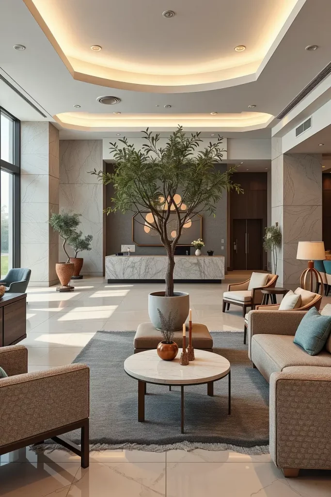 68 Minimalist Lobby Concepts to Elevate Modern Interior Design