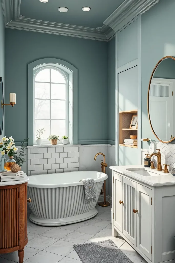61 Sage and Blue Bathroom Ideas for a Calm and Stylish Space