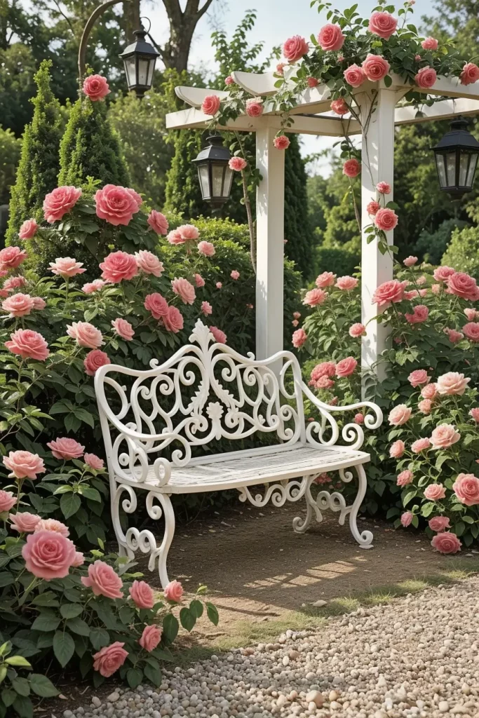 63 Elegant Garden Bench Ideas to Elevate Your Outdoor Space with Style