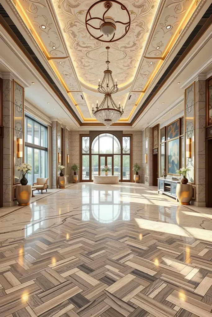 59 Sophisticated Lobby Designs That Define Modern Elegance