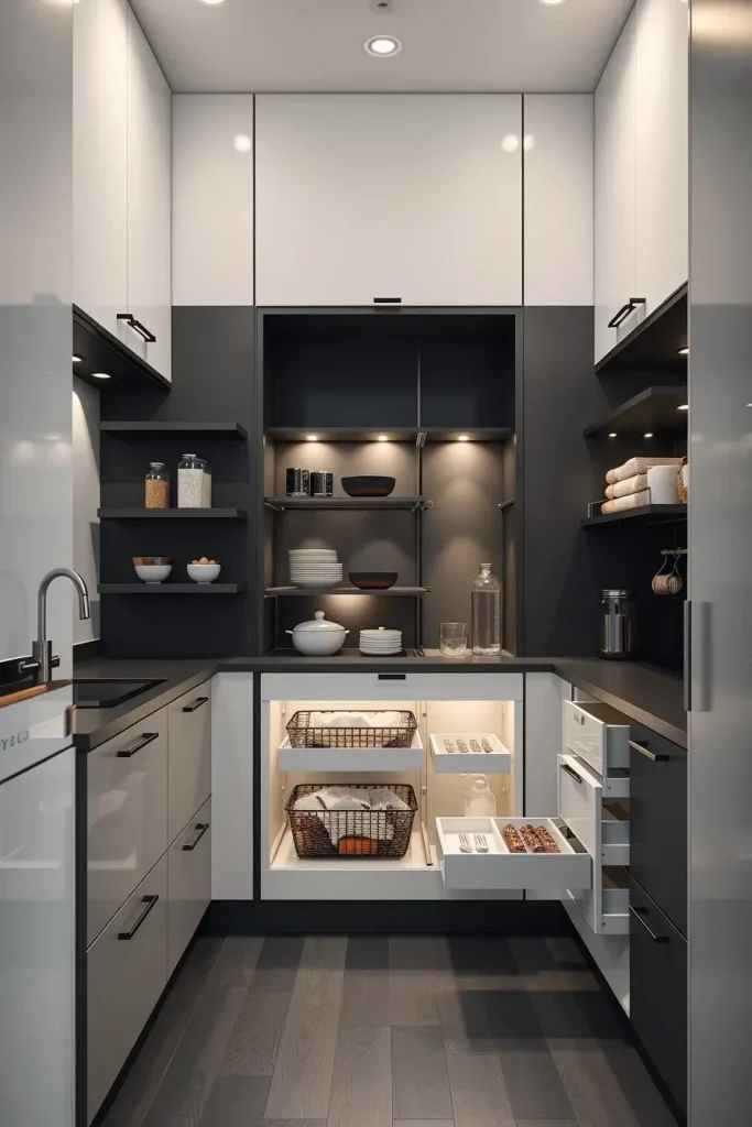 62 Pantry Ideas with Cabinets to Maximize Style and Storage