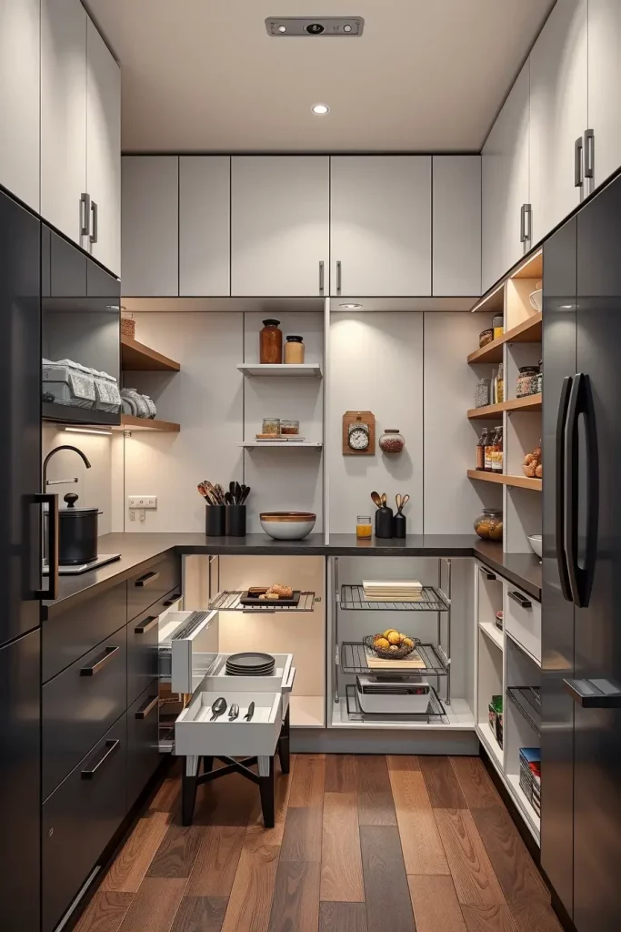 62 Pantry Ideas with Cabinets to Maximize Style and Storage