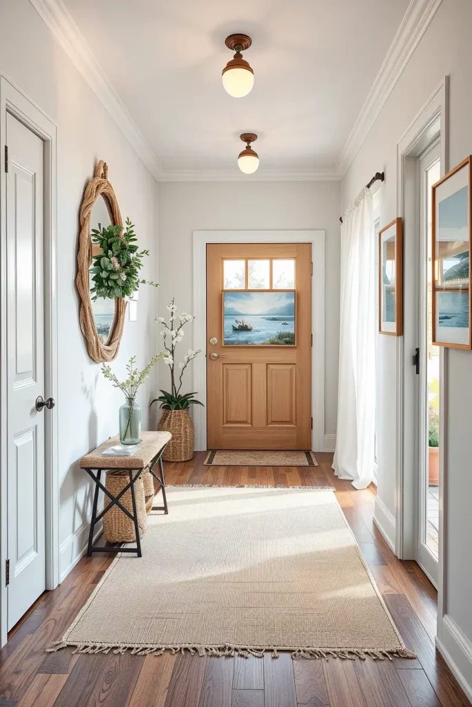 Summertime Hallway Decorations: 61 Bright And Breezy Ideas Refresh Your Entryway This Season