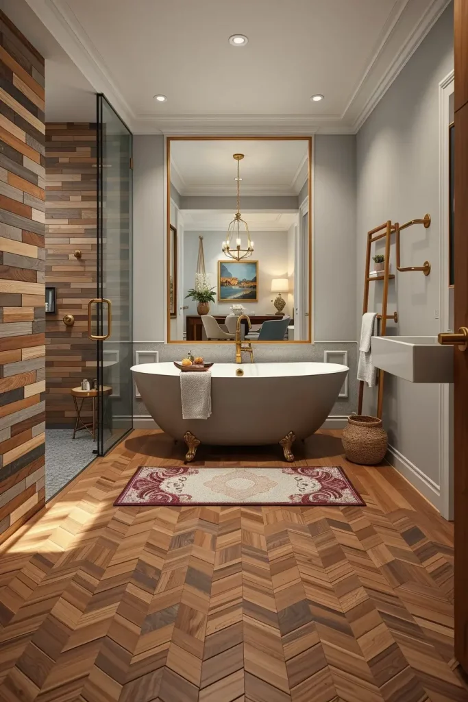 60 Wood Tile Bathroom Ideas for a Modern and Natural Look
