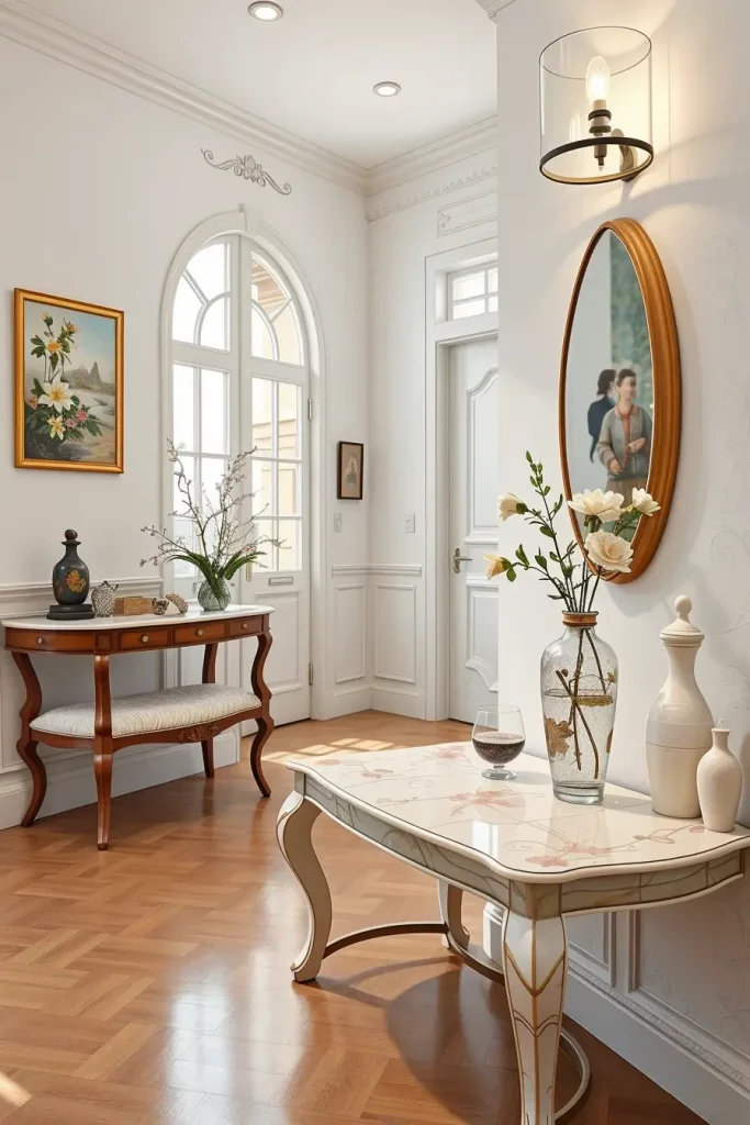Hand-Painted Accents In The Entryway: 63 Creative Ideas For Personalized First Impressions