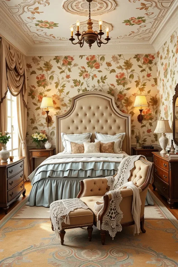 61 Grandmacore Bedroom Ideas to Create a Cozy Vintage-Inspired Retreat