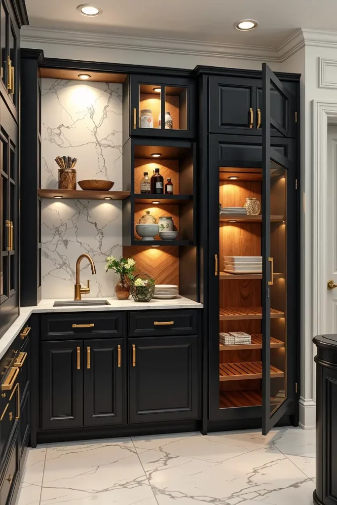 62 Pantry Ideas with Cabinets to Maximize Style and Storage