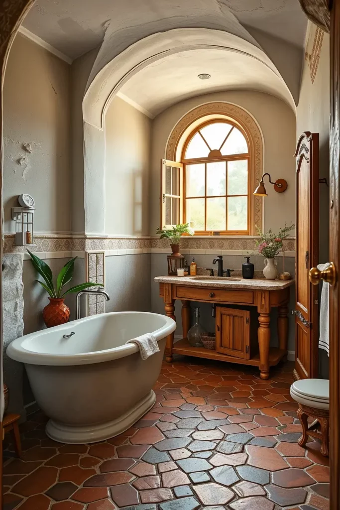 60 Mediterranean Bathroom Ideas to Create a Serene Coastal Oasis