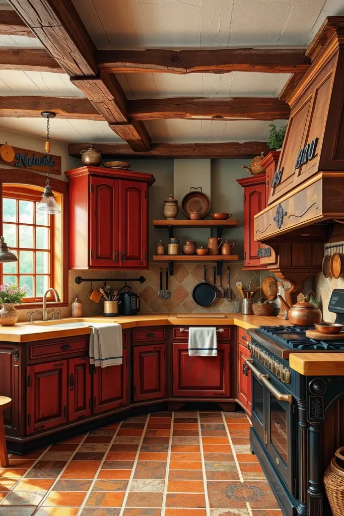 61 Stunning Red Kitchen Cabinets Ideas to Transform Your Space