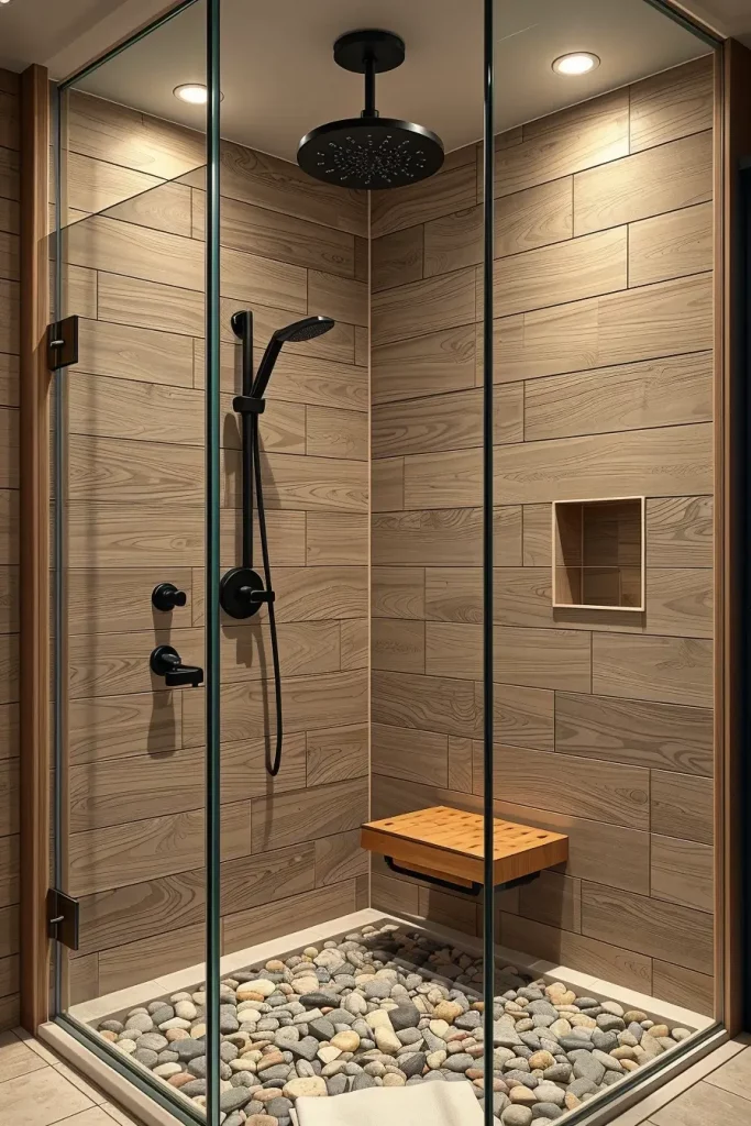 60 Wood Tile Bathroom Ideas for a Modern and Natural Look