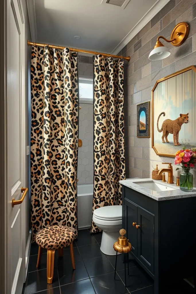 Animal Prints in the Bathroom: 59 Wildly Stylish Decor Ideas for a Bold Interior