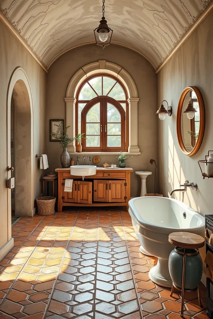 60 Mediterranean Bathroom Ideas to Create a Serene Coastal Oasis